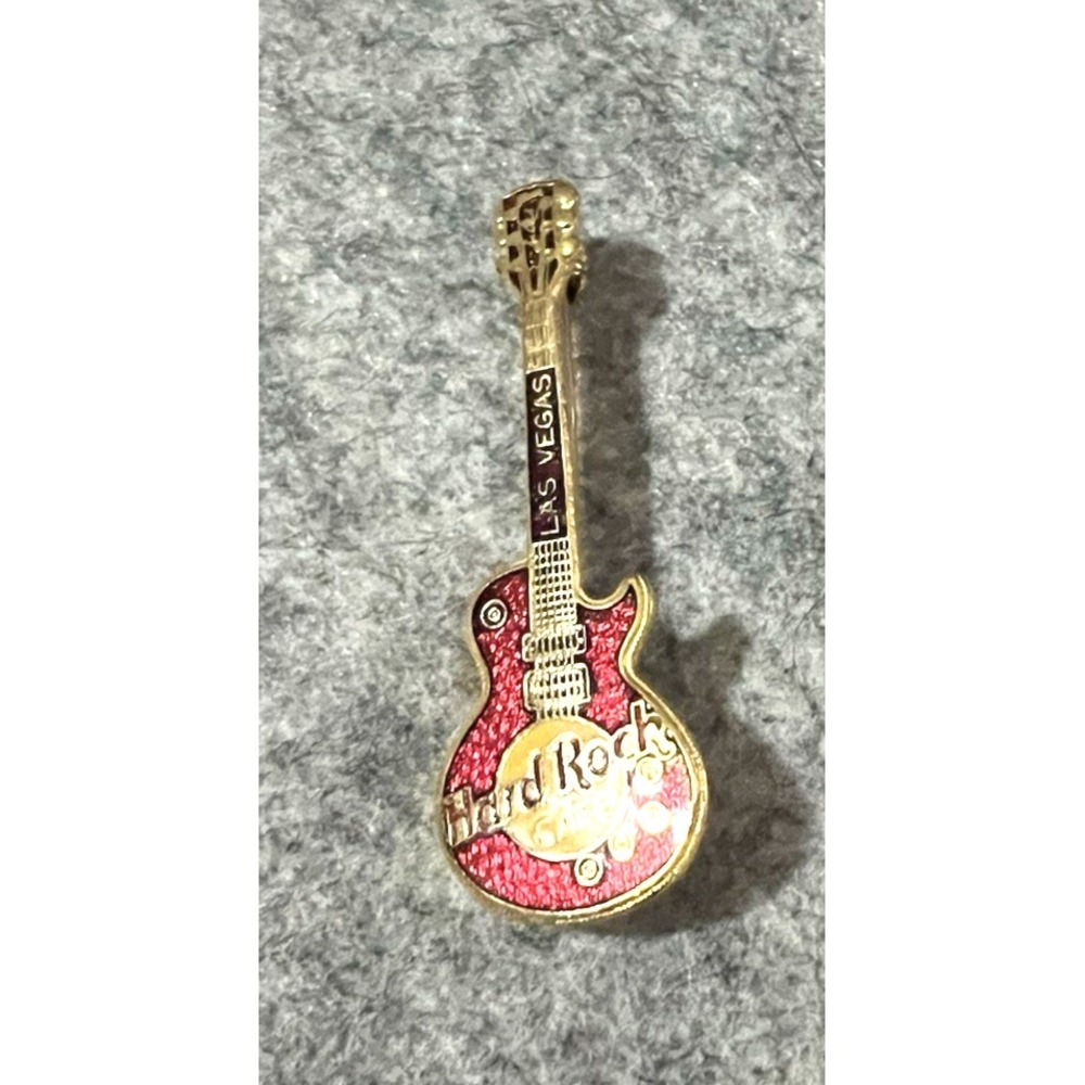 LAS VEGAS Hard Rock Cafe pin Red Gibson Les Paul Guitar